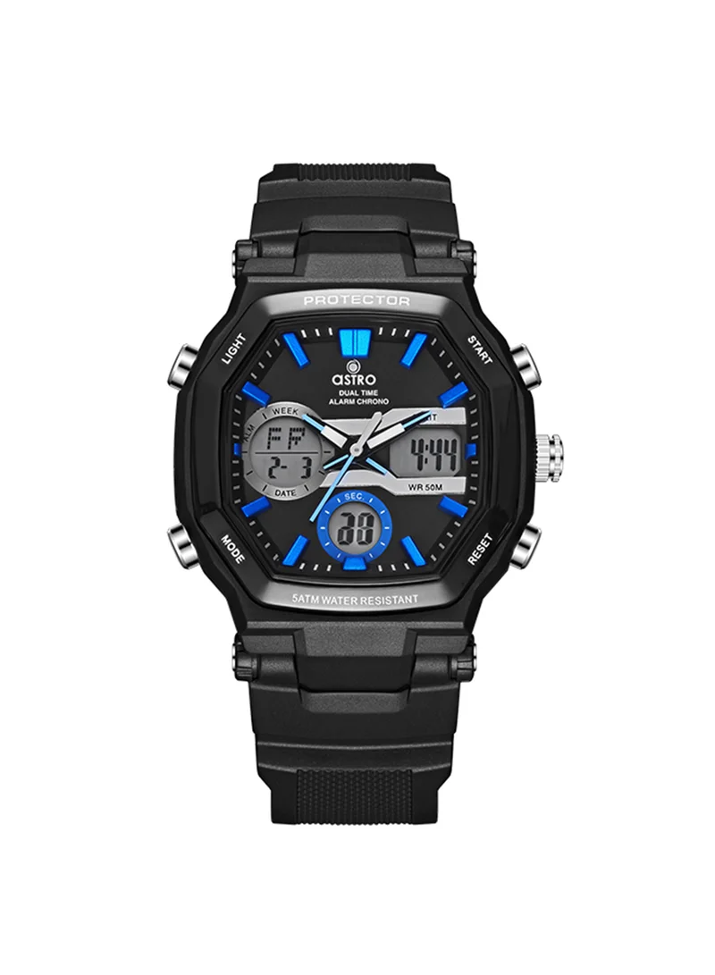 ASTRO Kid's Unisex Analog+Digital Polyurethane Wrist Watch A23820-PPBB - 43 Mm