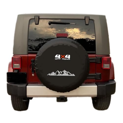 Aolowewin for Ford Bronco Toyota SUVs Jeep Liberty Compass Patriot Renegade Spare Tire Cover Waterproof AntiUV Spare Wheel Protector fit for L Size 24575R16 25570R17 30x9515