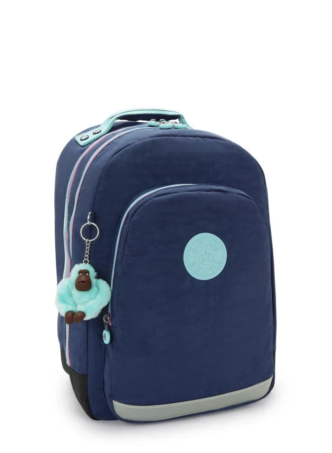 kipling  class room resort navy large backpack (with laptop compartment) i4053-2dg  | Best Price UAE