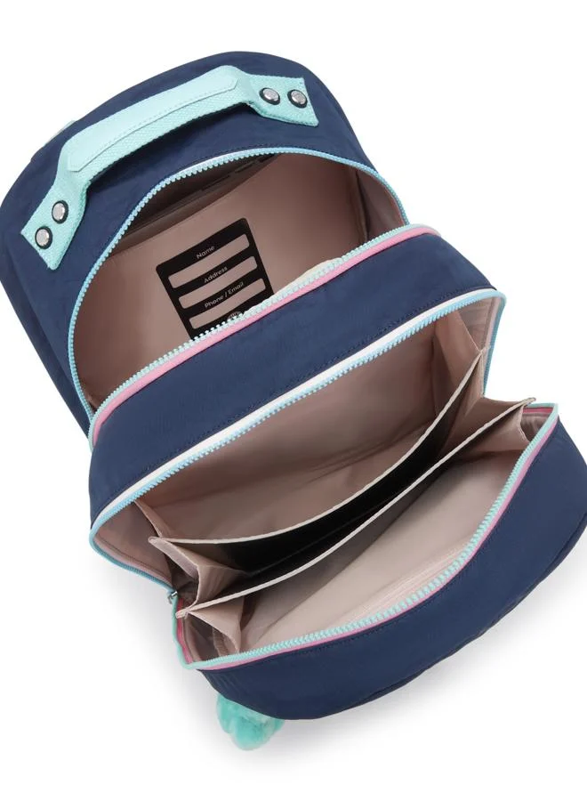 kipling  class room resort navy large backpack (with laptop compartment) i4053-2dg  | Best Price UAE