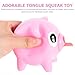 NUOBESTY Squeezing Pig Animal Squeeze Stick Out Slow Rising Piggy Screaming for Decompression Relief Pink Stongue Squeaky Doll Party Favors - Image 4