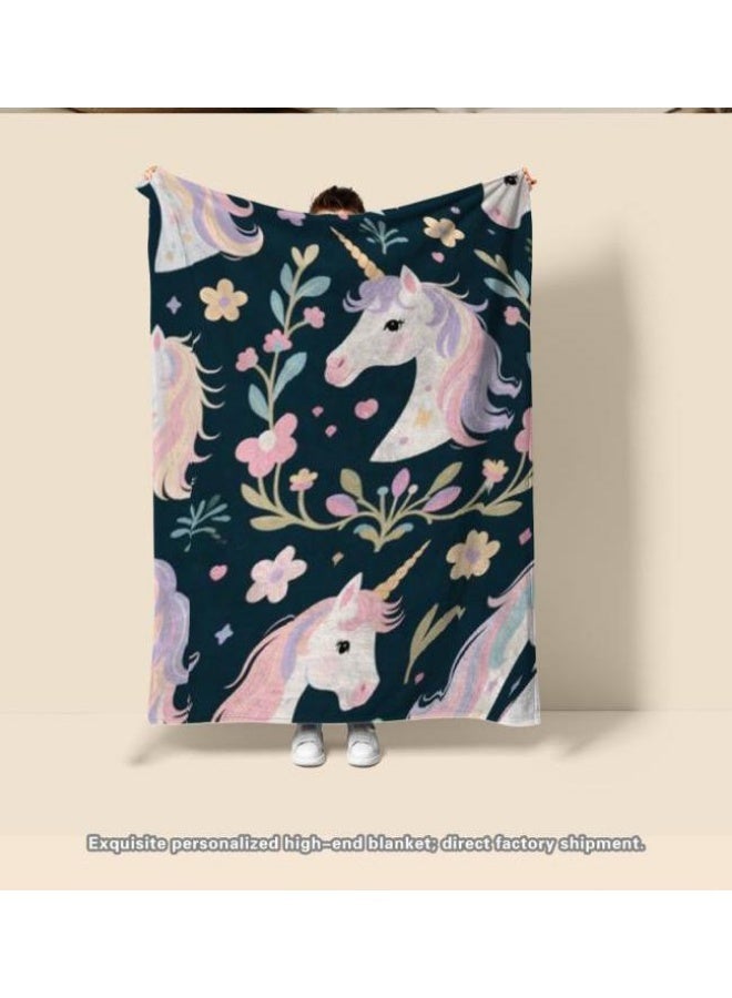 general Baby and children's cartoon flannel thin blanket (warm and comfortable, suitable for sleep, game use) 70cm*100cm - 756 - Image 3