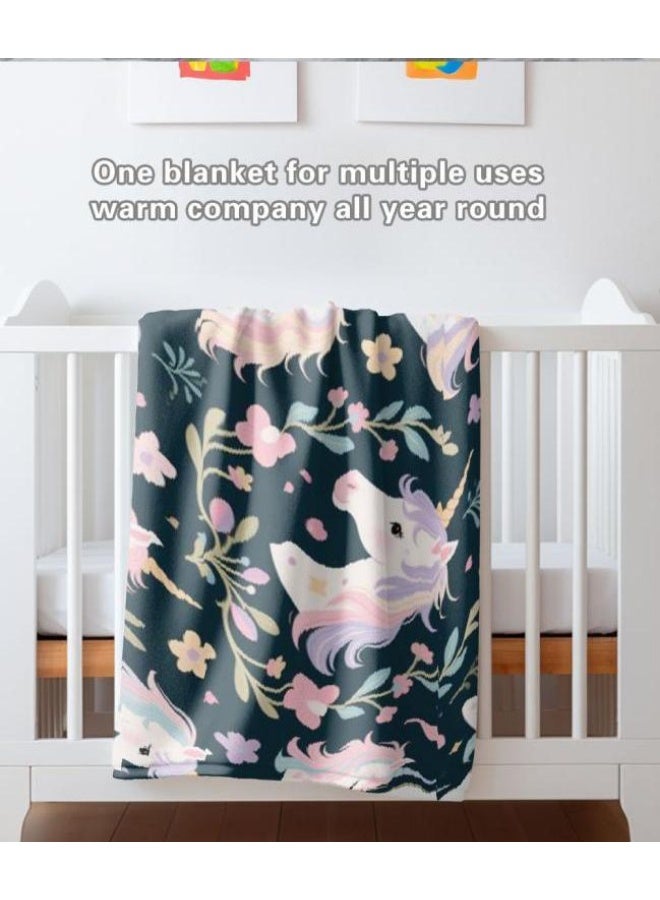 general Baby and children's cartoon flannel thin blanket (warm and comfortable, suitable for sleep, game use) 70cm*100cm - 756 - Image 1