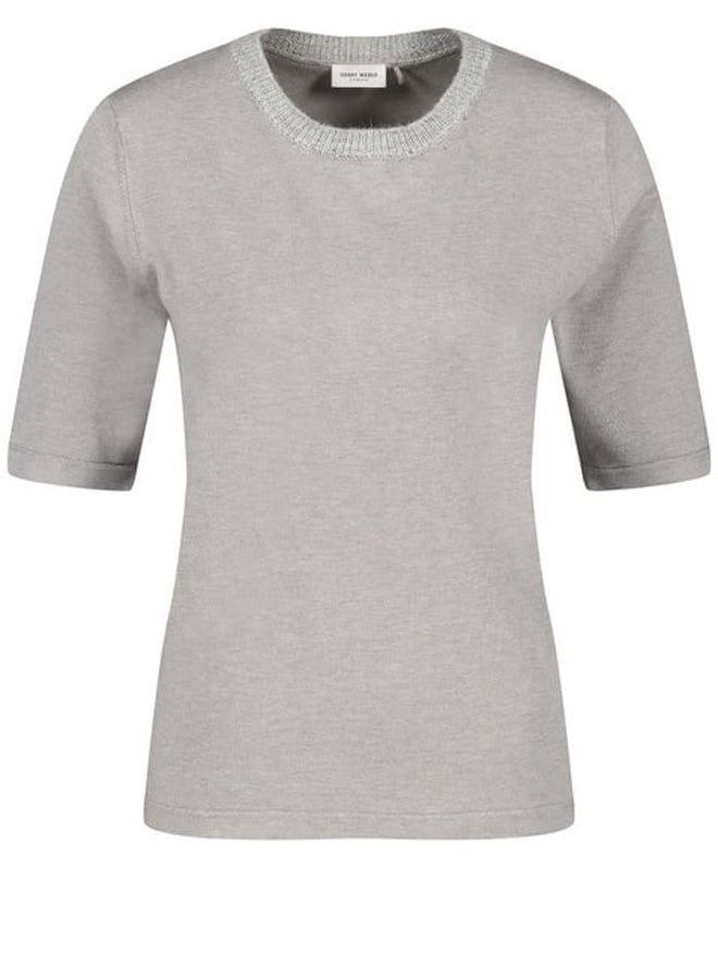 GERRY WEBER Short sleeve jumper with lurex details  - Image 1