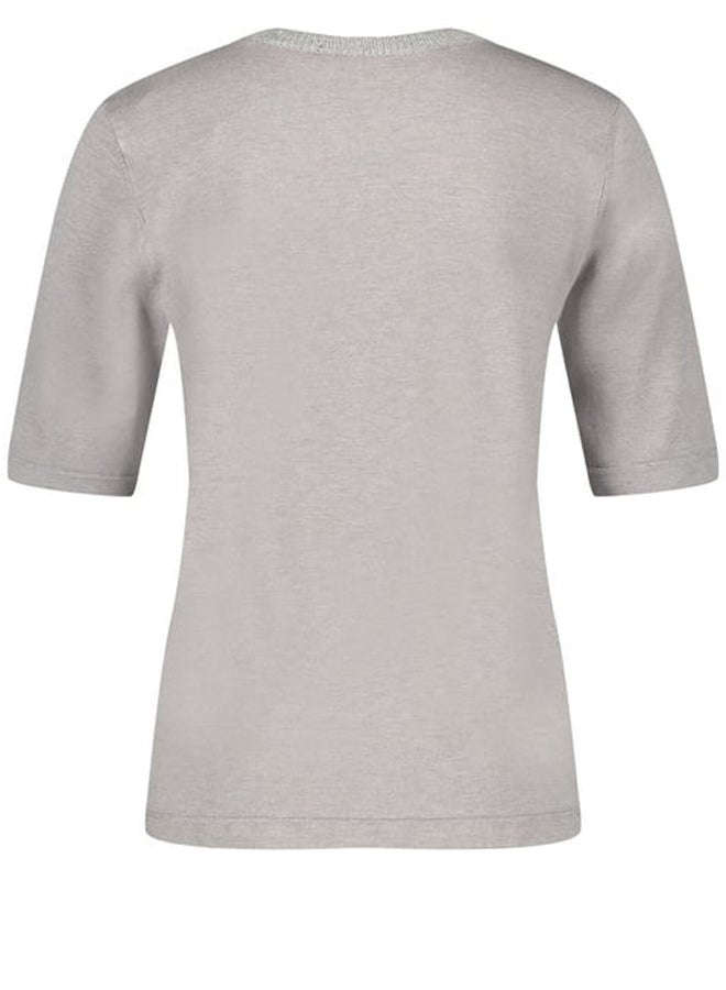 GERRY WEBER Short sleeve jumper with lurex details  - Image 2