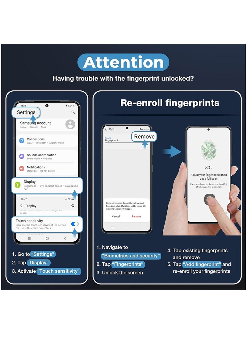 2 حزمة حامي شاشة لهاتف Samsung Galaxy S23 وحامي عدسة الكاميرا 2 حزمة، مقاوم للخدوش، وداعم للحافظة، ومصنوع من زجاج مقوى بقوة 9H لهاتف S23 بحجم 6.1 بوصة.