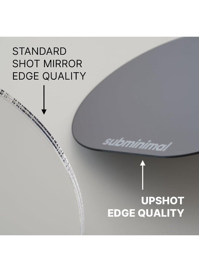 subminimal - Upshot Espresso Shot Mirror Coffee Flow Rate Observation Reflective Mirror For Bottomless Portafilters Easy Adjust Easy Portafilter Viewing For Barista Amateurs Home Bar Use - Image 1