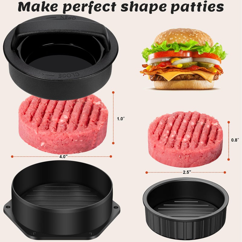 Grilliance 27pcs Griddle Accessories Kit for Blackstone, Professional Hibachi Flat Top Grill Tools, Enlarged Spatula Gift Set with Basting Coverï¼ŒBurger Press Patty Maker for Outdoor BBQ Teppanyaki - Image 4