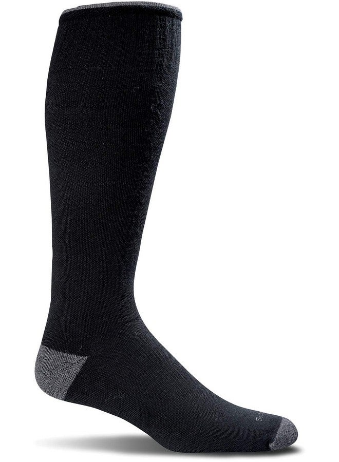 Sockwell Men's Elevation Firm Graduated Compression Sock, Black - L/XL - Image 1