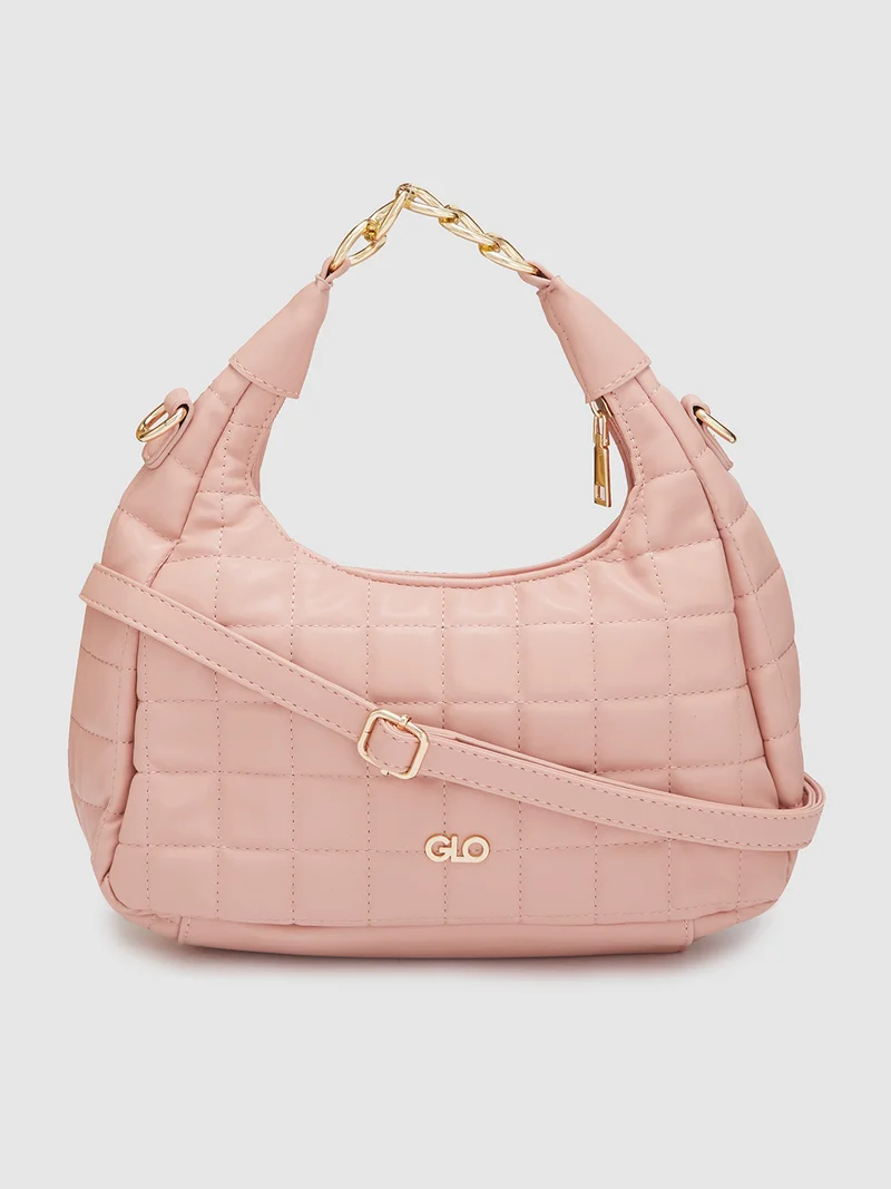 globus Globus Women Nude Textured Casual Sling Bag