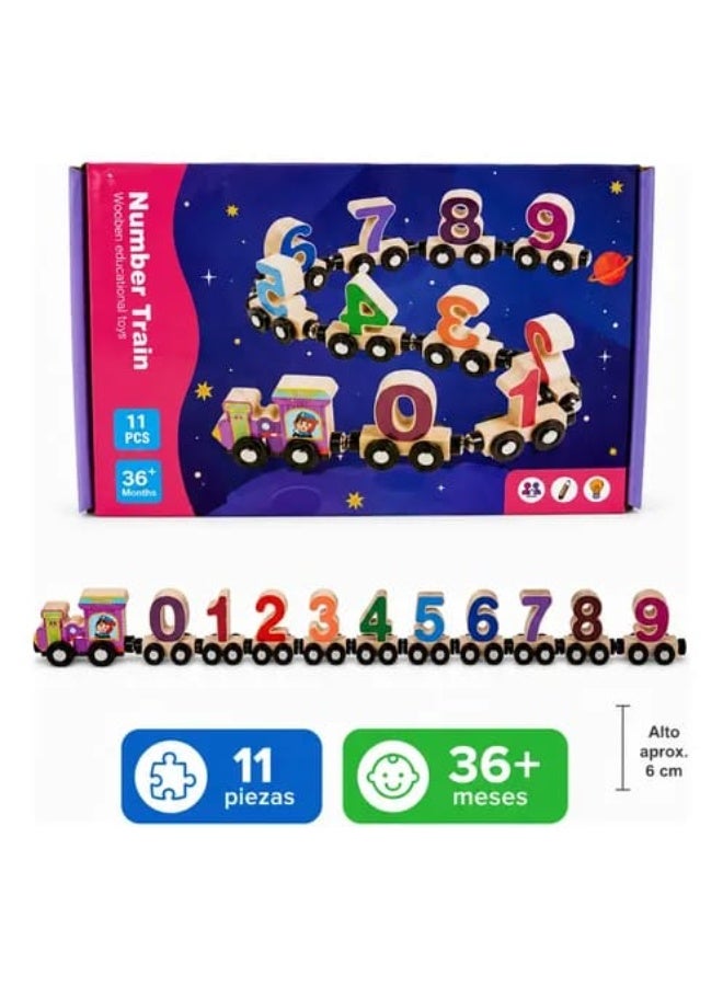 Wooden Number Train | Number Train Toy | Magnetic Number Train | Wooden Train Toy for Kids | Educational Number Train | Number Learning Toy | Counting Learning Toy | Numbers Toy for Kids | Number Train 0-9 | Wooden Number & Letter Train | Montessori Number Toy | Wooden Educational Toy | Skill Development Toy | Brain Development Toy | Math Learning Toy | Counting Toy for Kids | Magnetic Numbers Toy | Wooden Magnetic Train | Train Building Toy | Number Assembly Toy | Educational Train Toy | Number Engine Train | Preschool Learning Toy | Learning Toy for 3+ Years | Fine Motor Skills Toy | Hand-Eye Coordination Toy | Educational Brain Toy | Safe Wooden Toy | Wooden Learning Toy | Colorful Wooden Train | Train Toy for Boys & Girls | English Number Learning Toy | 3D Number Toy | Early Learning Toy | Wooden Counting Train | Magnetic Number Train for Kids | Educational Toy for Kids Ages 3+ - Image 2