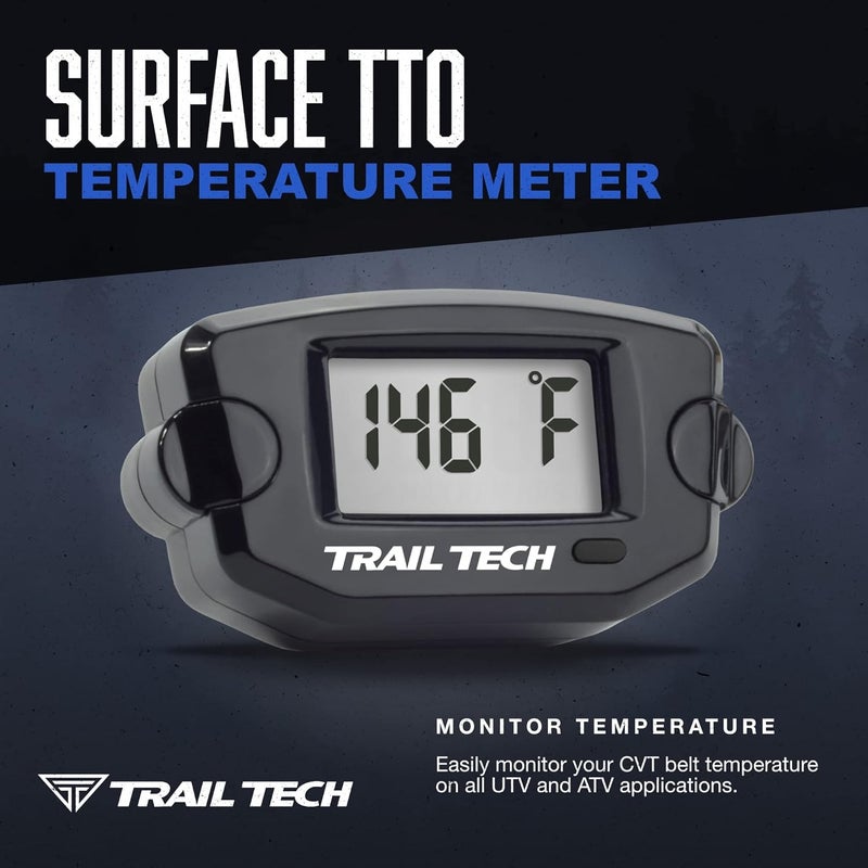 Trail Tech 742-ES3 TTO Temperature Digital Gauge CVT Belt Sensor Universal - Image 2