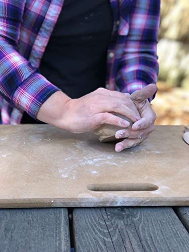 Penguin Pottery Portable Clay Wedging Board with Built-in Handle - Premium Wedging Board for Pottery - Clay Board Clay Table for Clay Crafts Arts Ceramics Pottery Tools (Large - 12 in x 18 in) - Image 5
