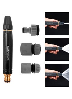 hanso Water Spray Gun, Car Wash Nozzle, High Pressure Nozzle Spray Water Gun, Water Jet Hose Nozzles Pipe For Gardening, Bike, Car Wash, Window Cleaning (Black)