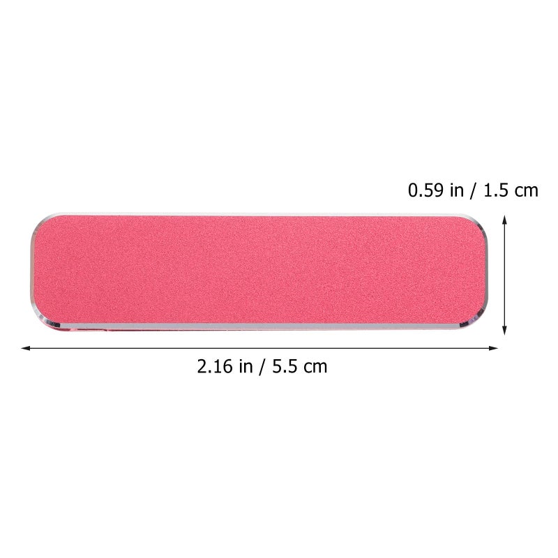 Foldable Adhesive Cell Phone Stand Holder Desktop Bracket for Home and Office Use Red - Image 3