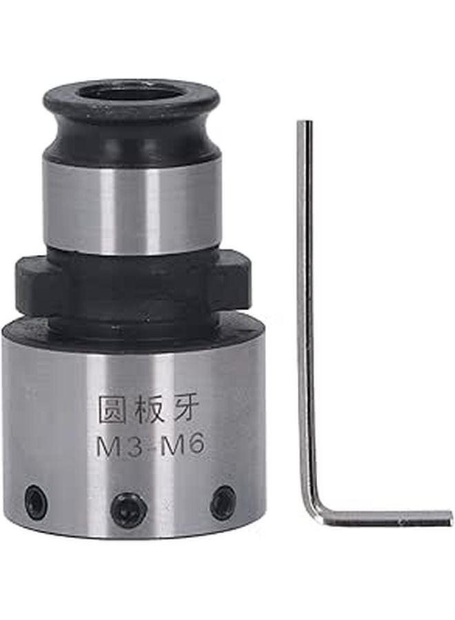 Carbon Steel GT12 Round Die Chuck With Hex Wrench For Lathe Tapping Drilling Milling Machines - Image 1