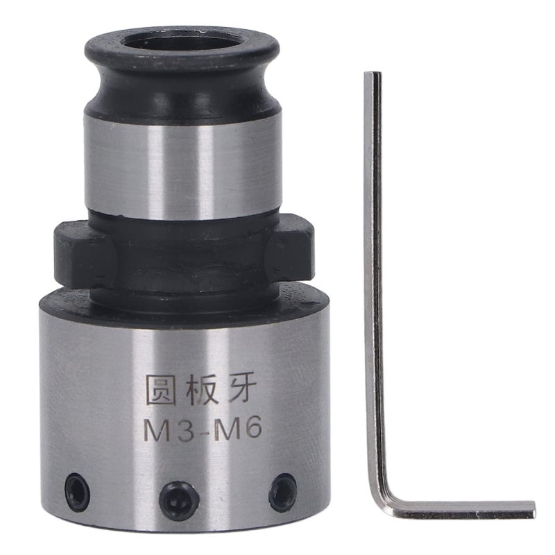 Carbon Steel GT12 Round Die Chuck With Hex Wrench For Lathe Tapping Drilling Milling Machines - Image 2