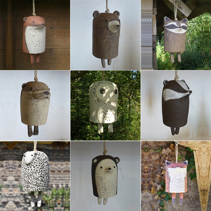 Beautiful Country Animal Wind Chimes Bohemia Handmade Resin Wind Chimes Garden Courtyard Decorative Wind Chimes Pendant - Image 2