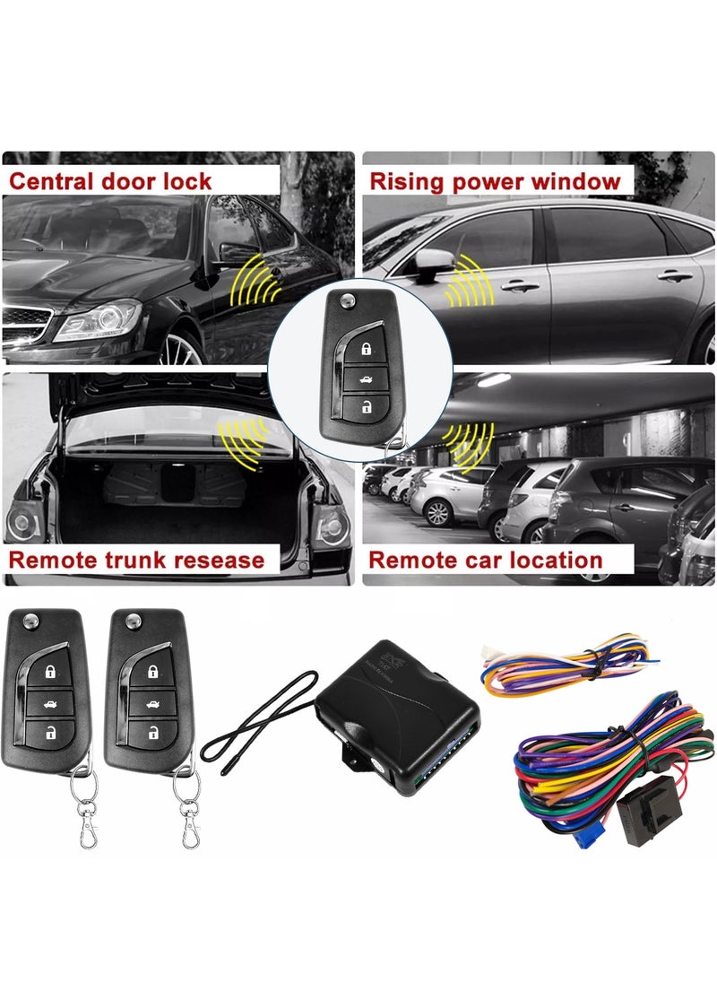 3XR - 3XR Universal Remote Keyless Entry System with Central Door Locking, Trunk Release, and Remote Car Locator 7147 - Image 1