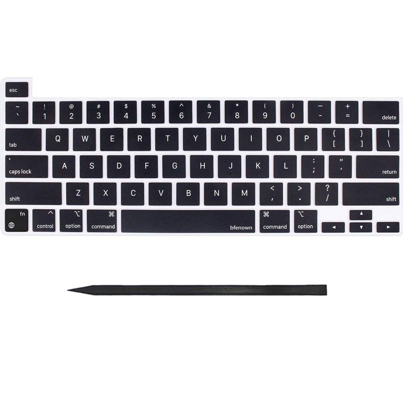 Bfenown Replacement US keycap Keycaps Keys for MacBook Pro Retina 13" A2338 M1 CPU MYDA2LL/A MYD82LL/A MYDC2LL/A MYD92LL/A 2020, A2338 M2 MNEH3LL/A MNEP3LL/A MNEQ3LL/A MNEJ3LL/A 2022 Year - Image 1