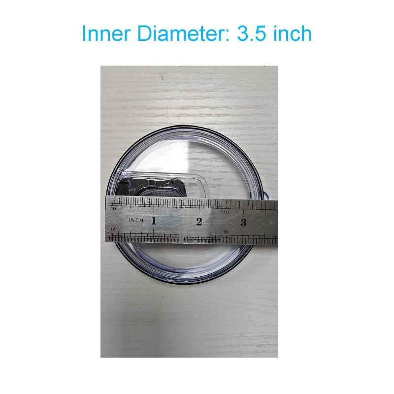 PDEEY 30 oz Magslider Lids Replacement for Yeti 30 oz Tumbler, 35 oz Straw Mug, 14 oz Mug - Magnetic Slider, BPA Free, 2PCS - Image 2