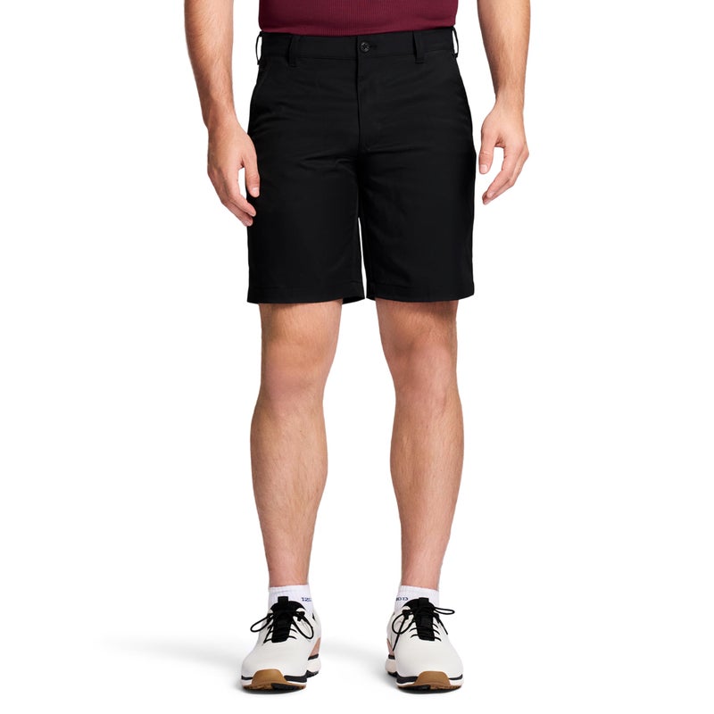 IZOD Men's 9.5"Micro Poly Classic Fit Golf Short, 38, Caviar - Image 1