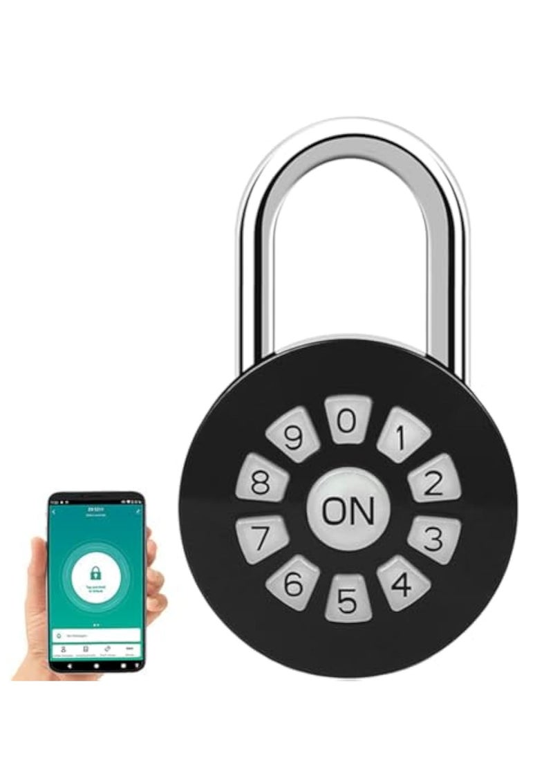 KASTWAVE - Smart Password Padlock, Combination Lock Waterproof, Password/Phone APP Control(iOS/Android) Padlock, Access Lock via Bluetooth & Pin Code, Lock Your Gate, Locker, and Storage - Image 1
