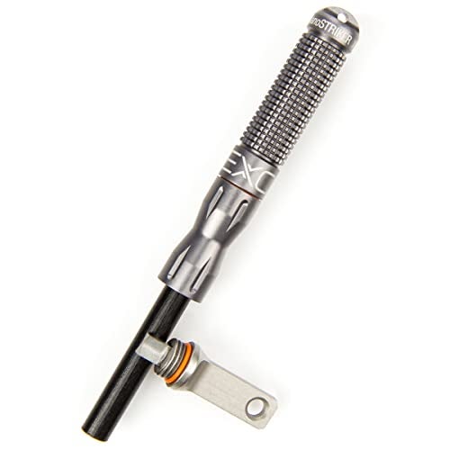Exotac nanoSTRIKER XL Self Contained Ferrocerium Fire-Starter with Stainless Steel and Tungsten Carbide Striker, Waterproof 1/4 in. Ferro Rod Produces Up To 3,000 Fire-Starting Strikes - Image 1