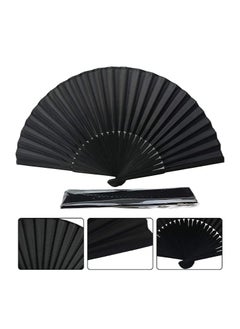 10 Pieces Folding Hand Fan, Black Silk Fabric Bamboo Ribs Hand Held, Chinese Japanese Vintage Silk Fans Fan for Wedding, Dancing,  Party, Gift Gift, DIY Creating - pzsku/ZC803774DD3C687AA7F94Z/45/_/1707466719/10f5e114-c549-4e97-94b4-fe641e7f7ccb