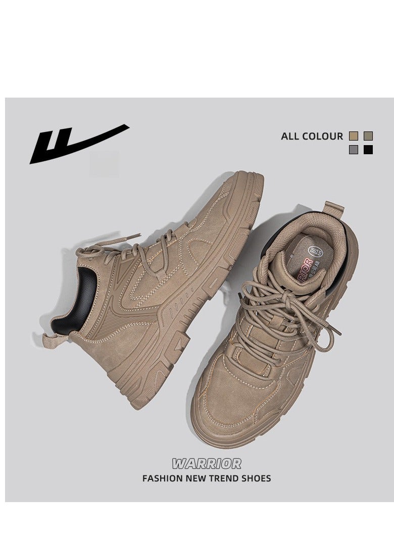 Warrior أحذية رجالية مارتن بوت 2024 أحذية تسلق الجبال الخارجية الجديدة ذات الجزء العلوي العالي أحذية عمل رياضية قصيرة للرجال - Image 3