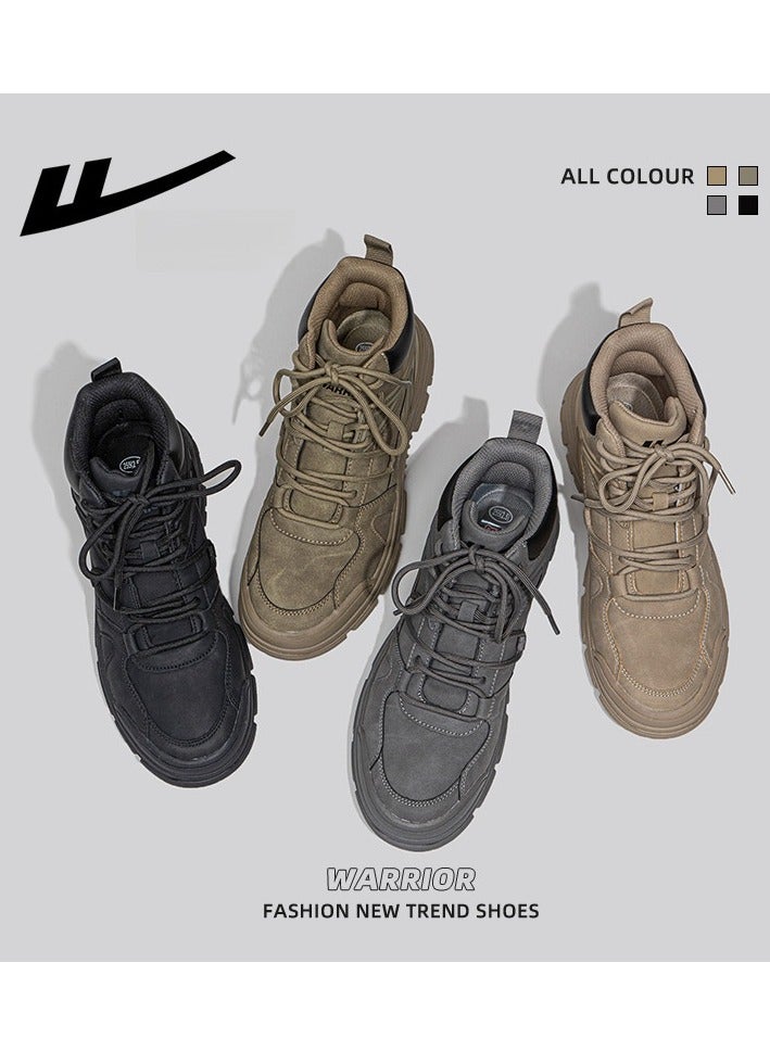 Warrior أحذية رجالية مارتن بوت 2024 أحذية تسلق الجبال الخارجية الجديدة ذات الجزء العلوي العالي أحذية عمل رياضية قصيرة للرجال - Image 5