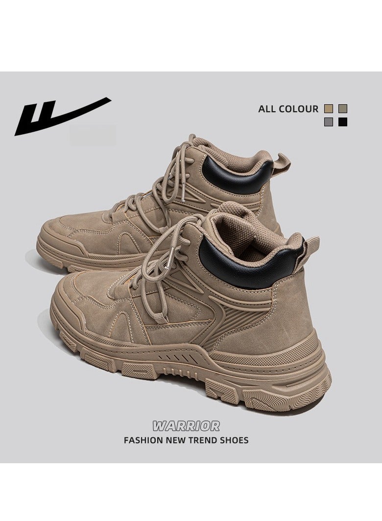 Warrior أحذية رجالية مارتن بوت 2024 أحذية تسلق الجبال الخارجية الجديدة ذات الجزء العلوي العالي أحذية عمل رياضية قصيرة للرجال - Image 2