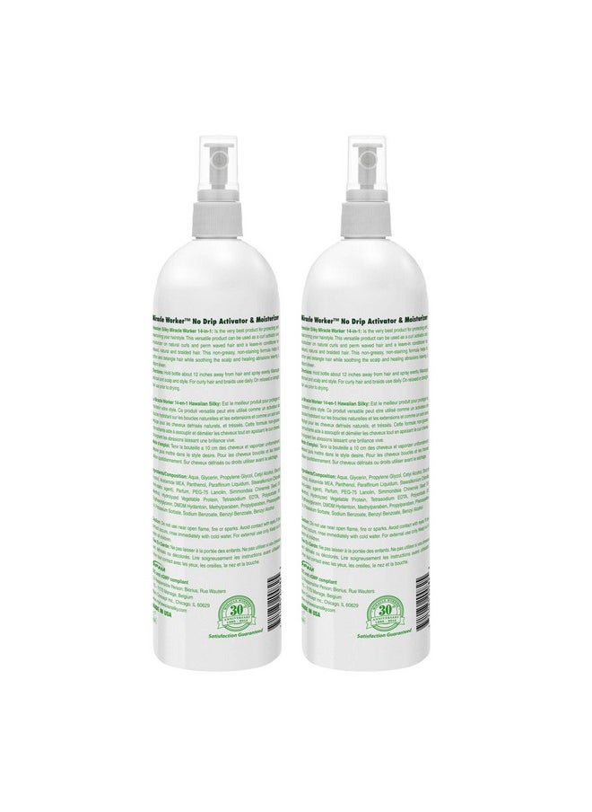 Hawaiian Silky 14In1 Miracle Worker 16 Oz Keratin Leavein Conditioner  - Image 3