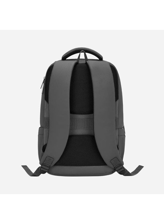 سفاري حقيبة ظهر Safari Form Plus 2 الرسمية - تتسع لحاسوب محمول، سعة 32 لتراً، مزودة بـ 5 جيوب، وجيوب سهلة الوصول، وحزام تثبيت على حقيبة السفر (اللون: رمادي) - Image 3