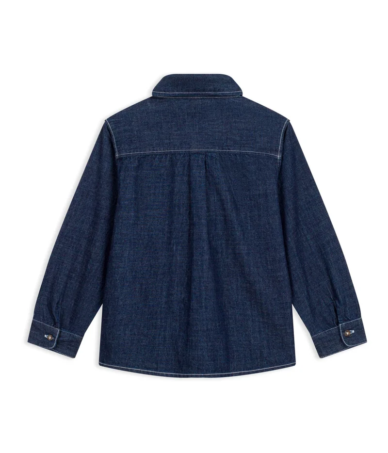 بيتي باتو Children's Plain Denim Shirt