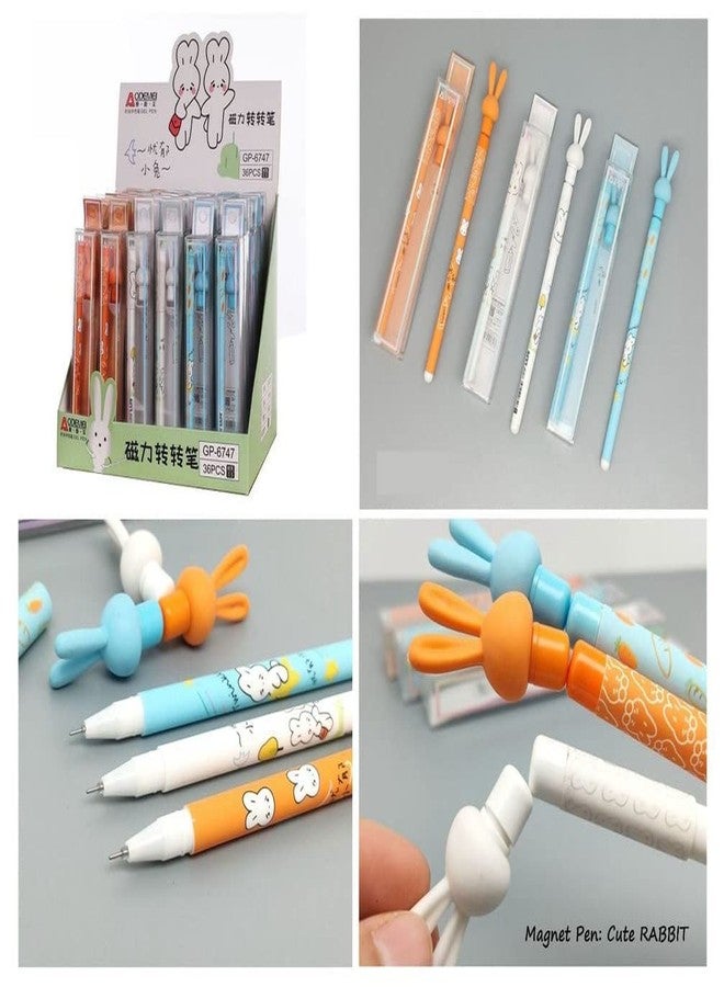 Mayatra's Rabbit Shape Magnet Pen | Children loves Rabbit shape pen for attractive shape and multi color |Party favor and Gifting (05) - Image 2