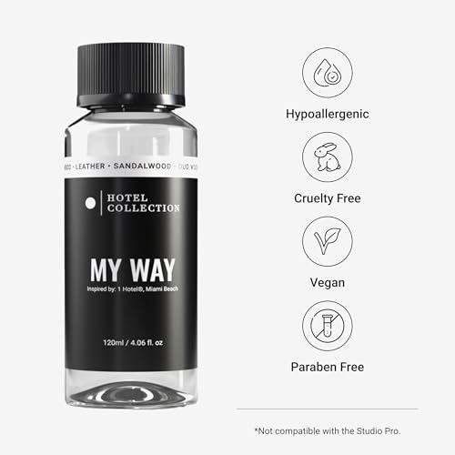 AROMA360 Hotel Collection Diffuser Oil - My Way - Aromatherapy Essential Fragrance Oil - Sandalwood, Warm Virginia Cedar & Beautiful Iris - 120ML 4.1 Fl oz - Image 2