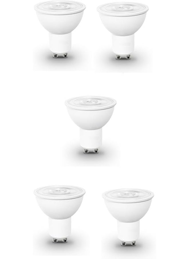 Panasonic LED GU10 Light Bulbs, 4W (Pack of 5), 3000K Warm White, Non-Dimmable – Energy Saving Spotlights for Home, Office, Kitchen (5) - Image 5
