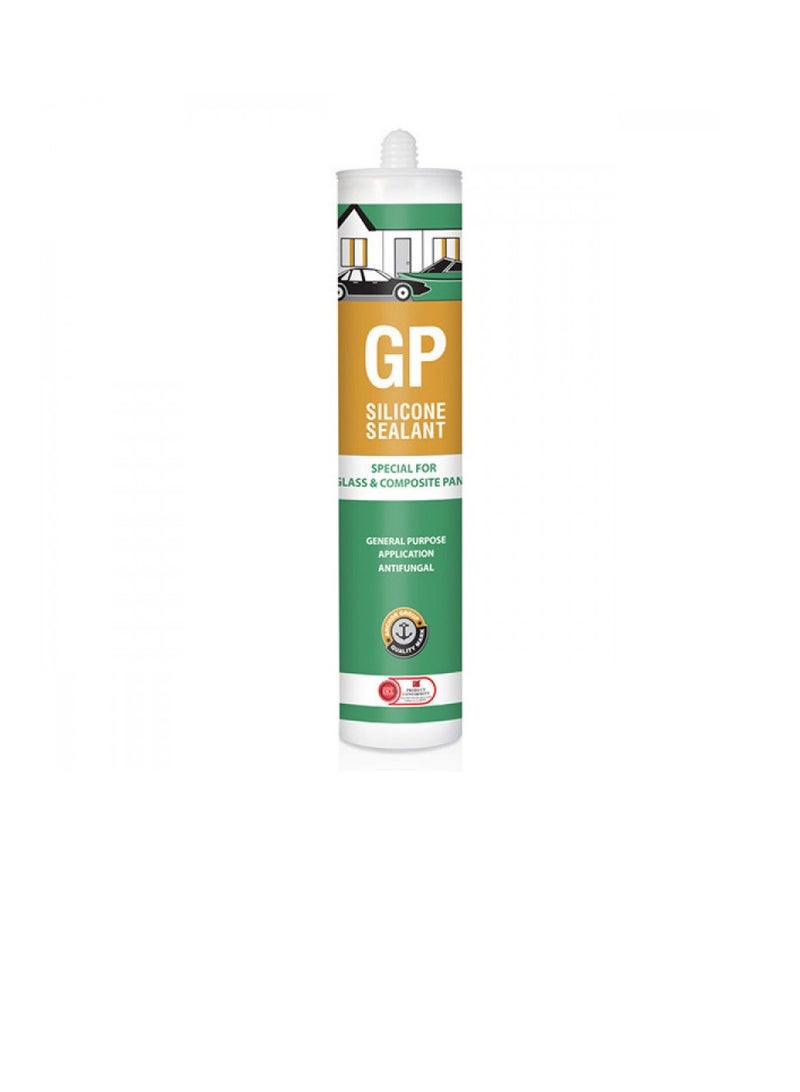 Asmaco General Purpose Silicone Sealant White - Image 1