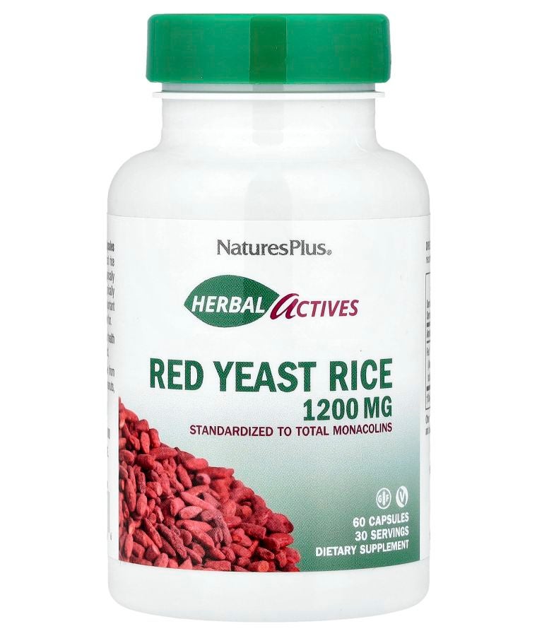 Herbal Actives Red Yeast Rice 60 Capsules (600 mg per Capsule)