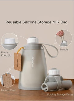 Silicone Breast Milk Bags, Reusable Breastmilk Bags for Breastfeeding, 250ml Breast Milk Saver, Leakproof Milk Freezer Storing Pouches, BPA Free - pzsku/ZC803C3D0971A6070BB6AZ/45/_/1701076030/cd6eb120-3a5b-4bca-866f-5adbaa016ded