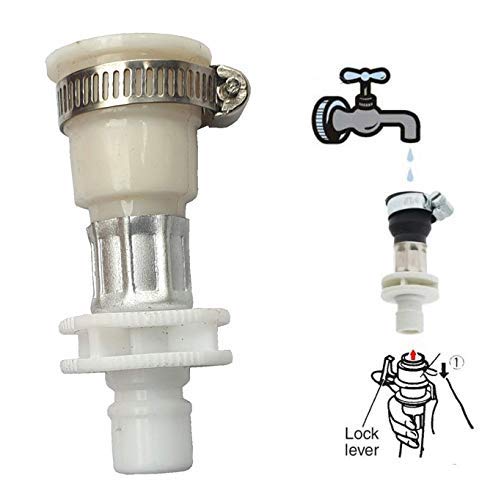 Pmw - Washing Machine Inlet Hose Faucet Water Tap Adapter Connector - Pack of 2 - Image 4