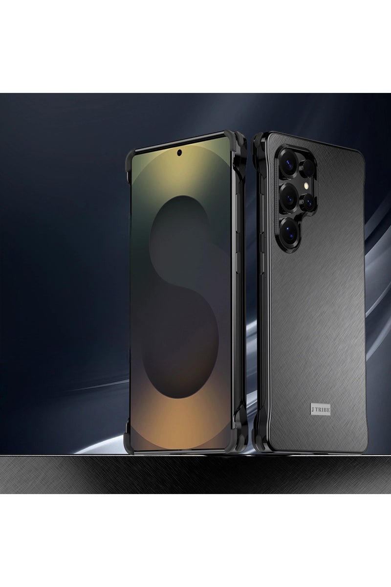 general Suitable for Samsung S25 Ultra mobile phone case, aluminium alloy frameless minimalist shockproof protective case, lightweight and wear-resistant shell.