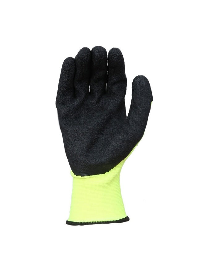 Vaultex Vaultex DSC Latex Coated Gloves Black/Yellow Size M, 12 Pair/Pack  - Image 2
