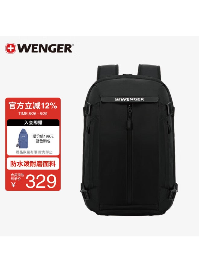 Wenger Swiss Army Knife 15.6-inch Laptop Backpack Men Women Business Commute Double Shoulder Bag Travel 611638 - Image 1