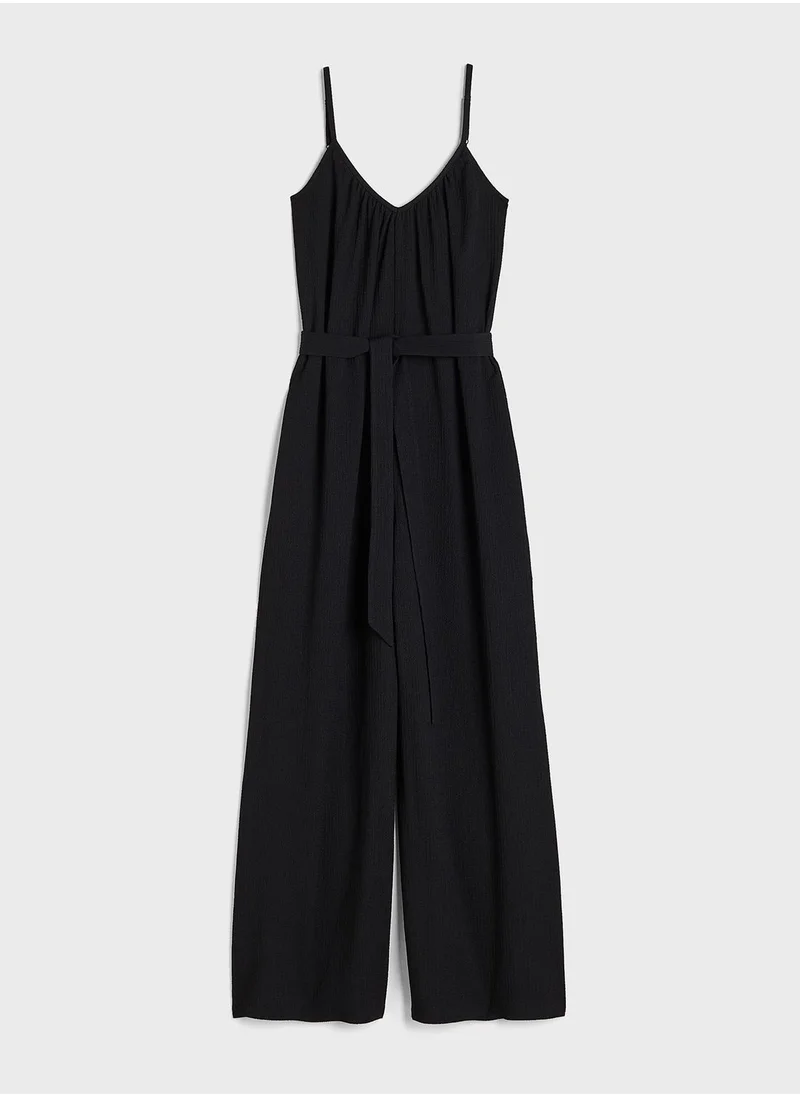 اتش اند ام Tie Detailed Jumpsuit