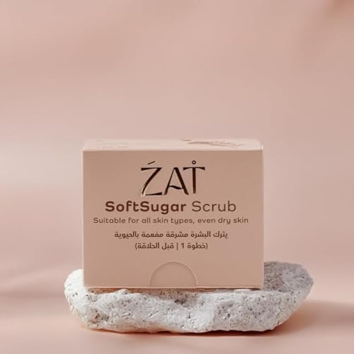 ZAT Soft Sugar Scrub, All Skin Types Body Scrub, Suitable for Dry Skin, Exfoliates|Nourishes|Refreshes, 150ML | Step 1 Before Shaving - Image 4