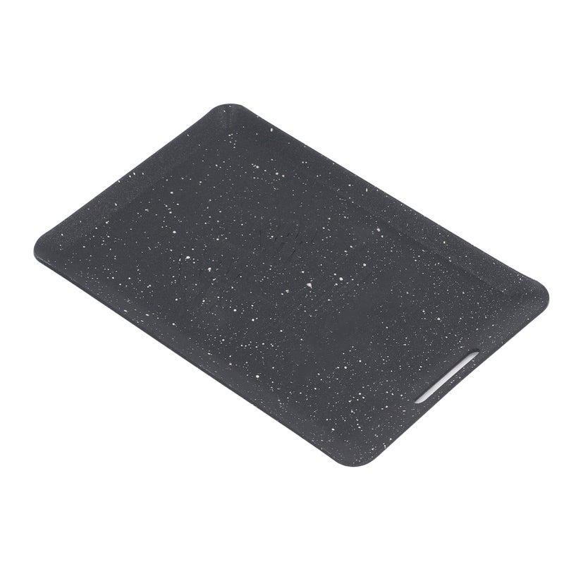 Small Rectangular Frying Pan: Black, Compact Portable - Non Stick Iron Maifan Stone, Quick Even Heating for Outdoor Camping Hiking Barbecue Fishing - Image 5