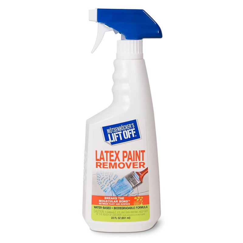 Motsenbocker's Lift Off 41301 Ounce Spray Latex Enamel, Works on Multiple Surfaces, Water-Based Paint Remover, 22 Fl Oz, Clear - Image 1