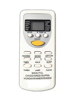 Universal Air Conditioner Remote Control  With Turbo Mode Sleep Led Display and Auto Temperature Control